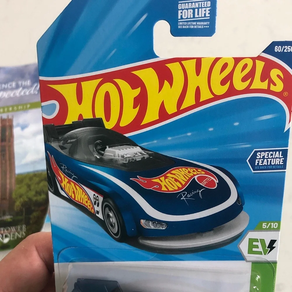Mattel Hot Wheels Blue Supercharged Racer